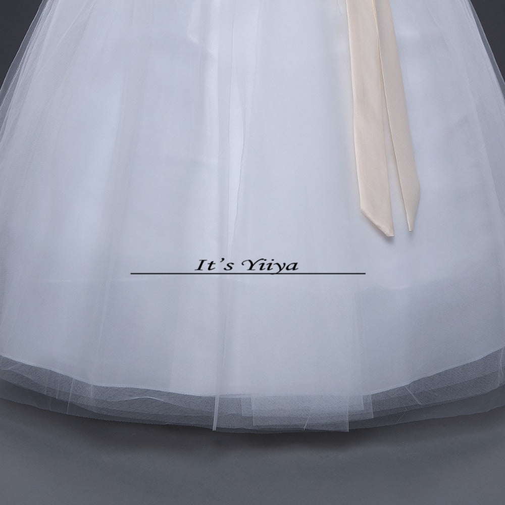 Free Shipping Strapless Cheap Bow Waist Champagne Wedding Dresses Floor Length Bride Gowns Plus Size Vestidos De Novia XXN011