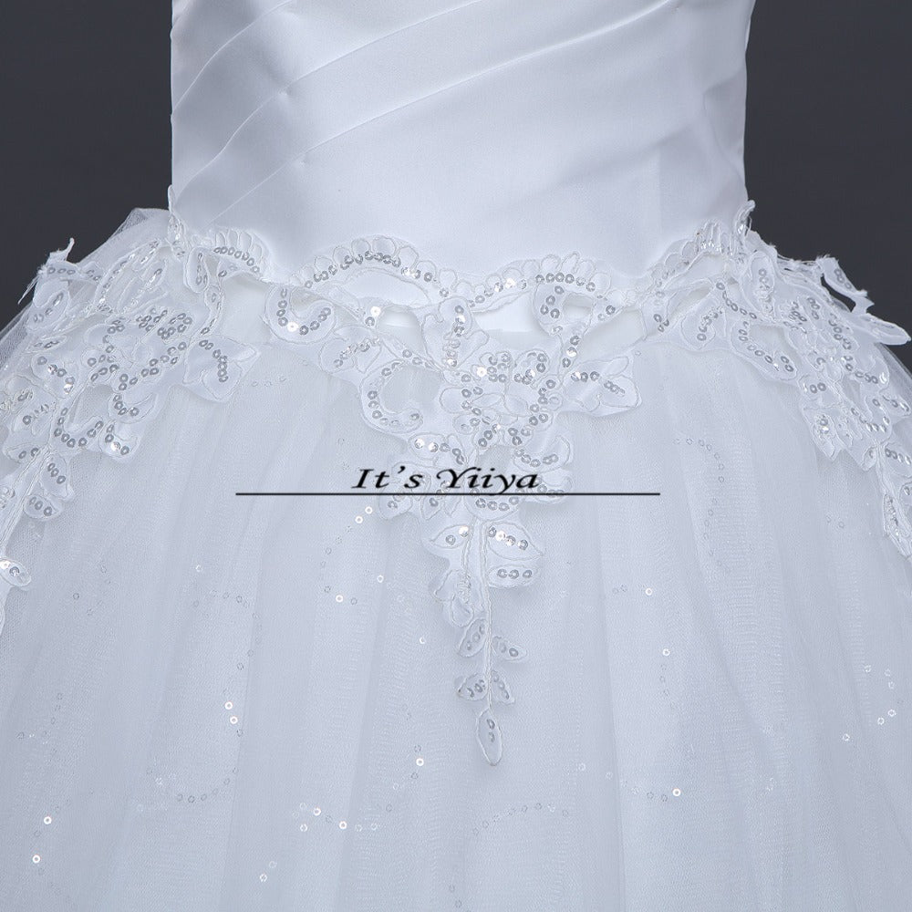 Free shipping 2015 new chiffon wedding dress white cheap price under 50 wedding dresses Bridal gowns Vestidos De Novia HS119