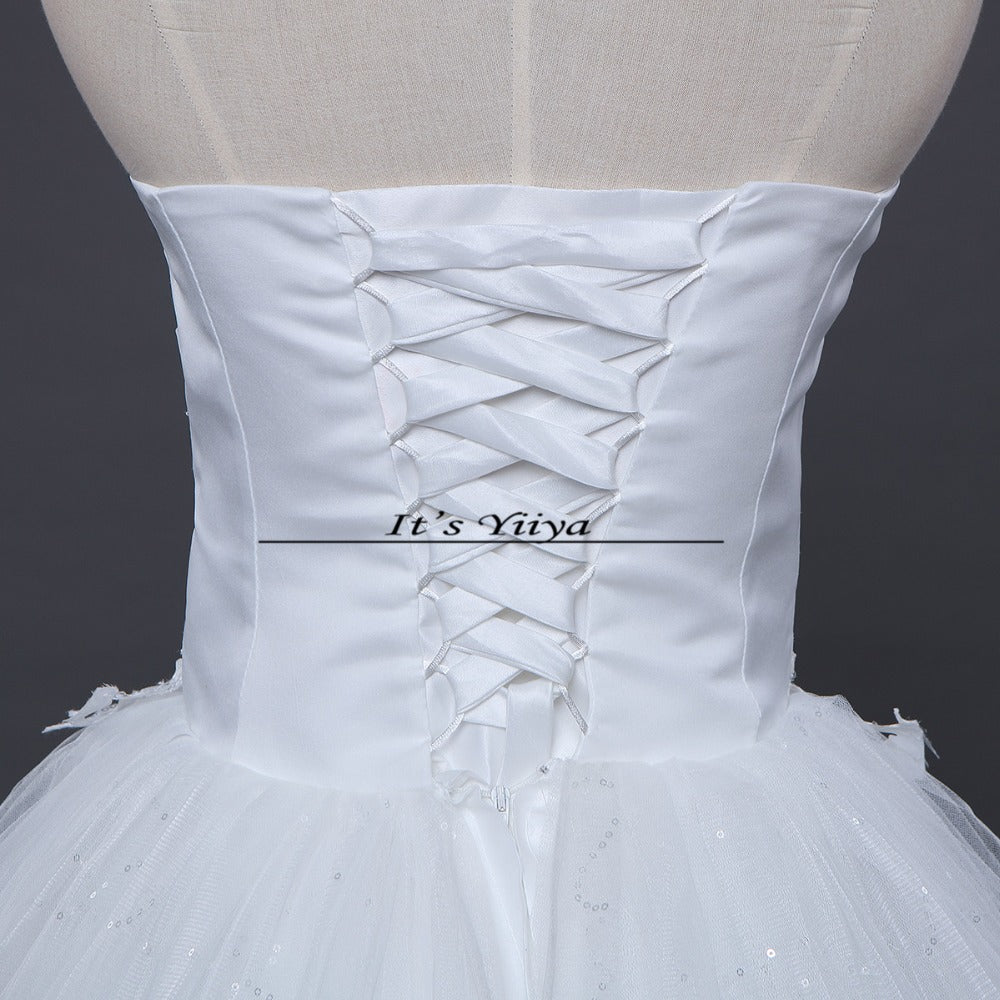 Free shipping 2015 new chiffon wedding dress white cheap price under 50 wedding dresses Bridal gowns Vestidos De Novia HS119