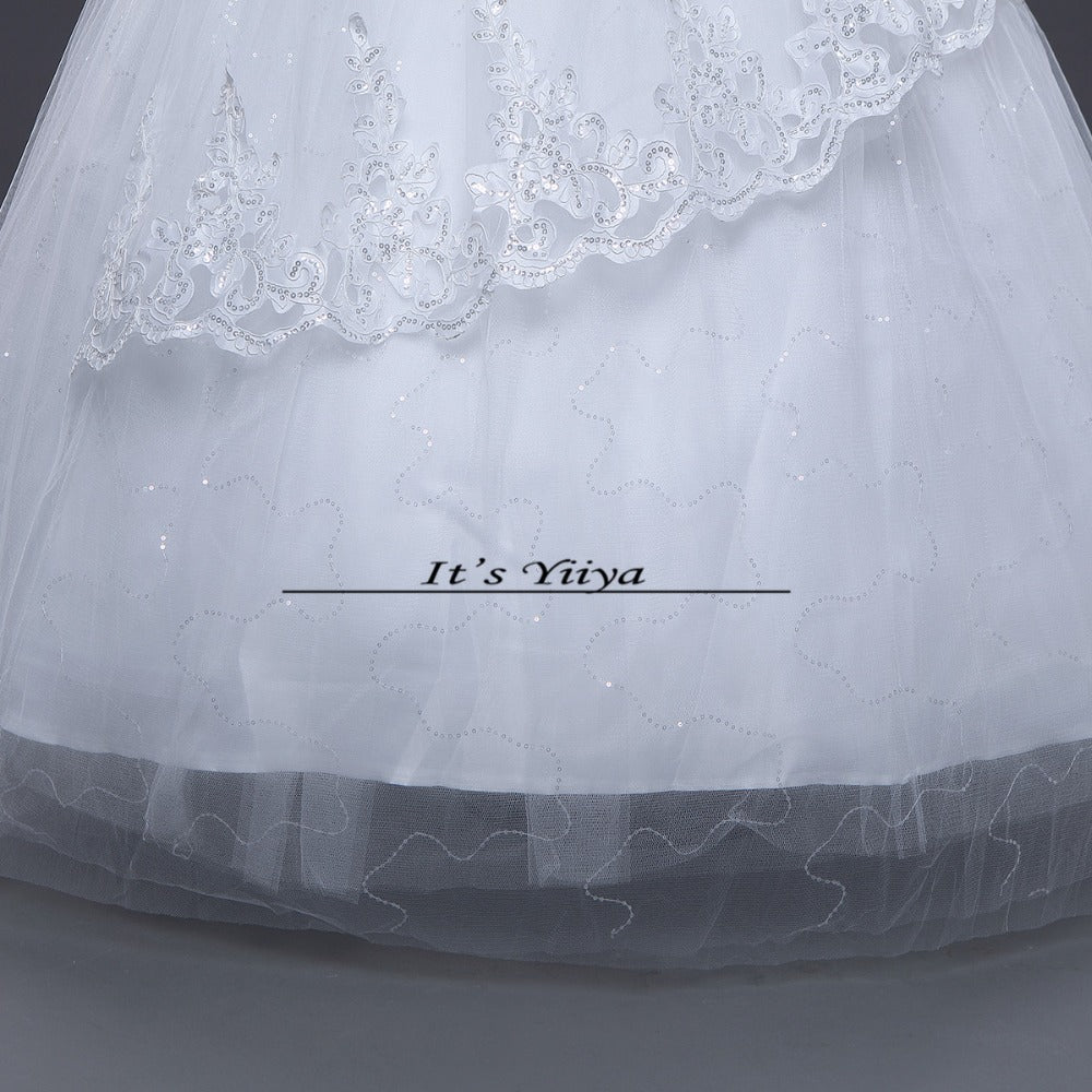 Free shipping 2015 new chiffon wedding dress white cheap price under 50 wedding dresses Bridal gowns Vestidos De Novia HS119