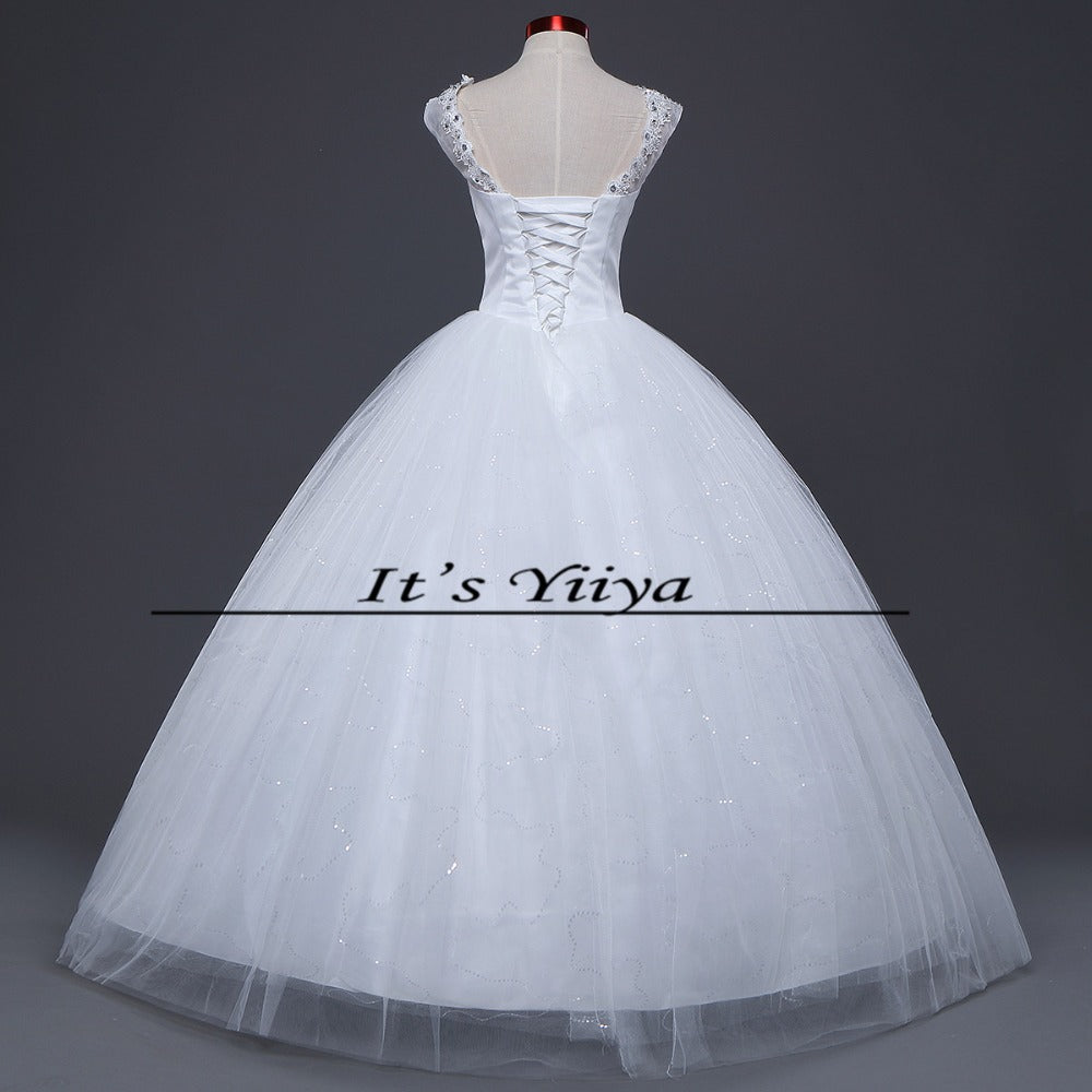 Free shipping New 2016 Wedding Dresses Sexy Lace red White Wedding Ball Gowns Wedding Frocks Wedding Dress Vestidos De Novia H83