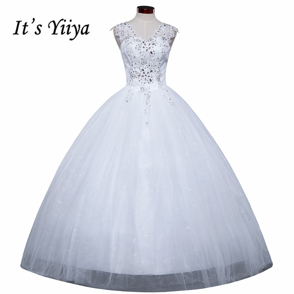 Free shipping New 2016 Wedding Dresses Sexy Lace red White Wedding Ball Gowns Wedding Frocks Wedding Dress Vestidos De Novia H83