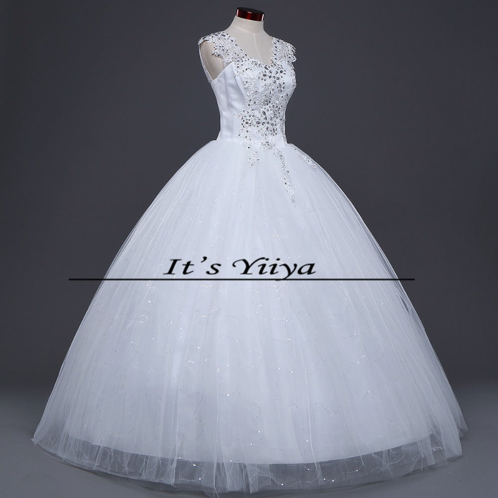 Free shipping New 2016 Wedding Dresses Sexy Lace red White Wedding Ball Gowns Wedding Frocks Wedding Dress Vestidos De Novia H83