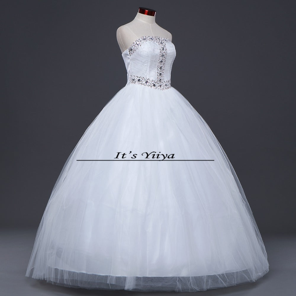HOT Free shipping new princess wedding dress 2015 plus size fashionable cheap bridal Vestidos De Novia white wedding gown Y276