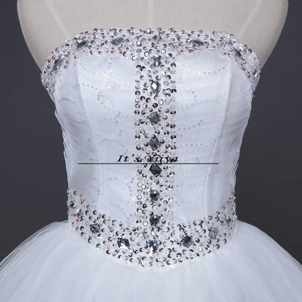HOT Free shipping new princess wedding dress 2015 plus size fashionable cheap bridal Vestidos De Novia white wedding gown Y276