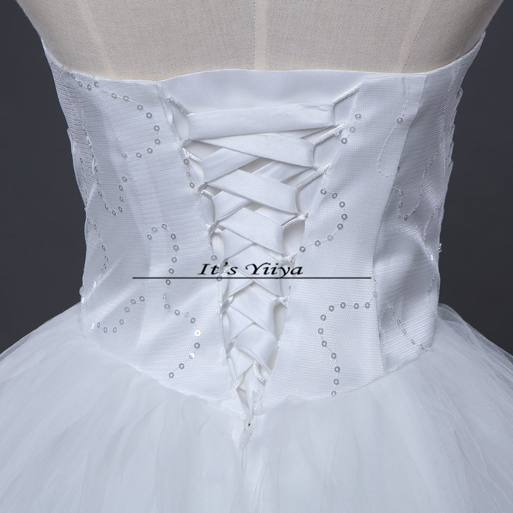 HOT Free shipping new princess wedding dress 2015 plus size fashionable cheap bridal Vestidos De Novia white wedding gown Y276