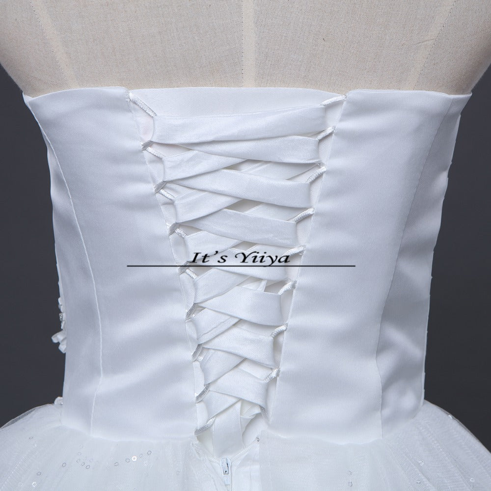 HOT Free shipping new 2015 white princess fashionable lace wedding dress romantic tulle wedding dresses Vestidos De Novia HS111
