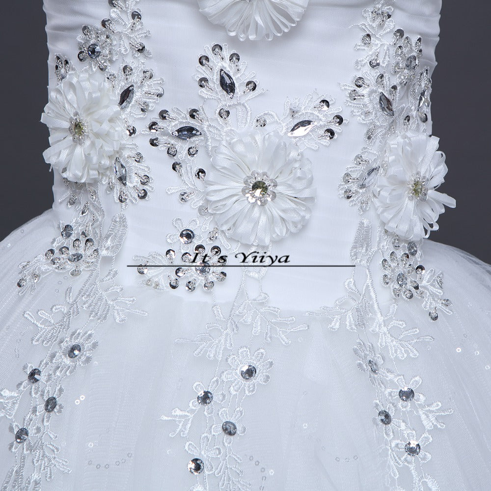 HOT Free shipping new 2015 white princess fashionable lace wedding dress romantic tulle wedding dresses Vestidos De Novia HS111