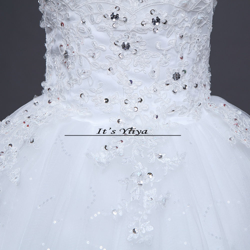 Free shipping New 2017 Summer Ruffles Bling Strapless Wedding Dresses Plus size Princess Bride Gowns Vestidos De Novia HS255