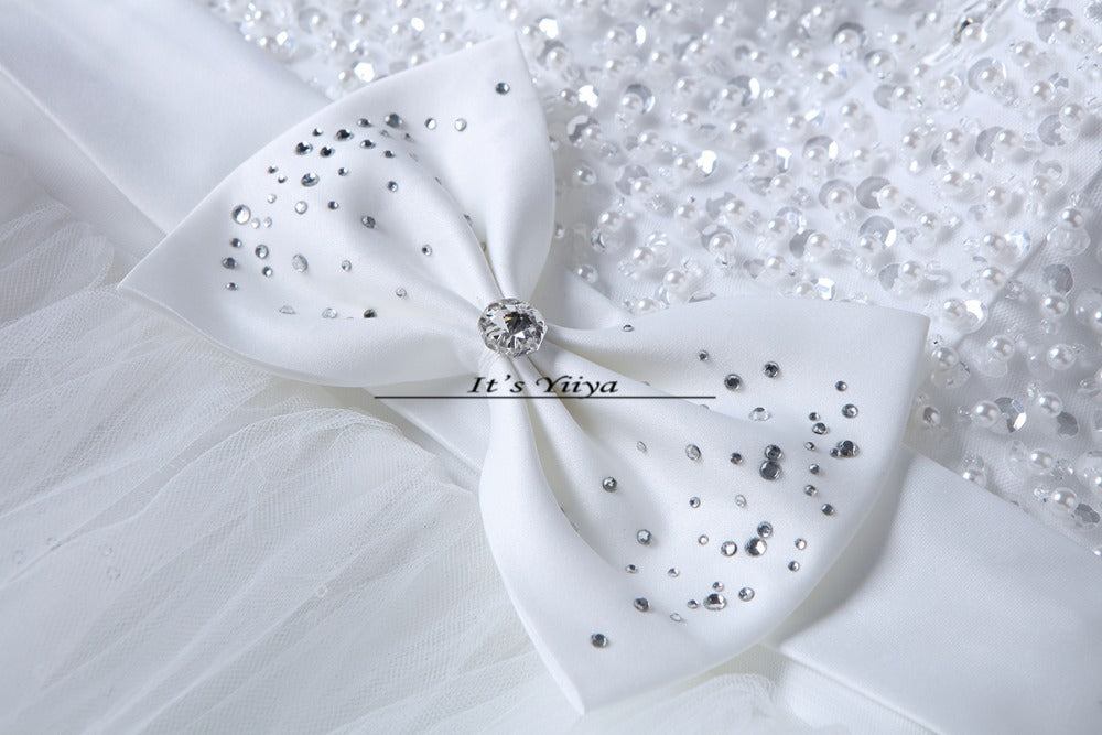 Free shipping new 2016 quality wedding dress white wedding gown bridal Sleeveless wedding dresses Bride Vestidos De Novia Y1095