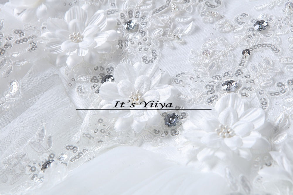 Free shipping New 2016 Wedding Dresses Sexy Lace White Wedding Ball Gowns Wedding Frocks Wedding Dress Vestidos De Novia H82