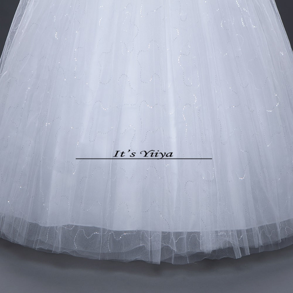 Free shipping New 2016 Half Sleeves Wedding Dresses Sexy Lace red White Wedding Ball Gowns Wedding Frocks Vestidos De Novia H79