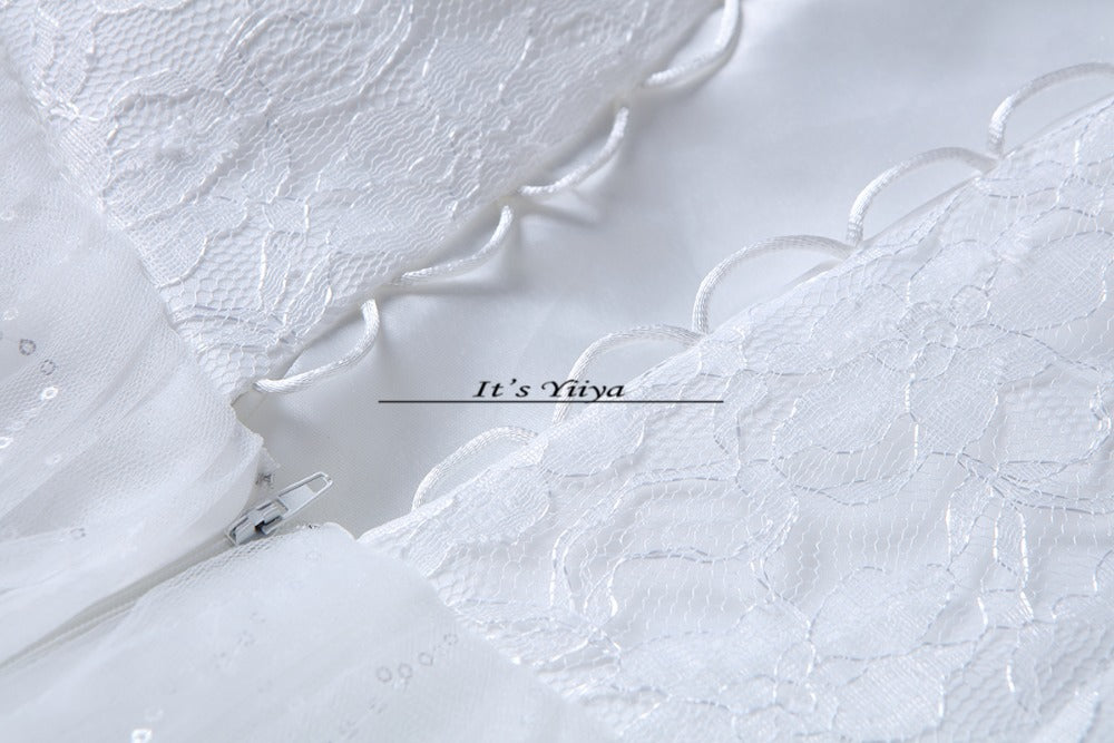 Free shipping New 2016 Half Sleeves Wedding Dresses Sexy Lace red White Wedding Ball Gowns Wedding Frocks Vestidos De Novia H79