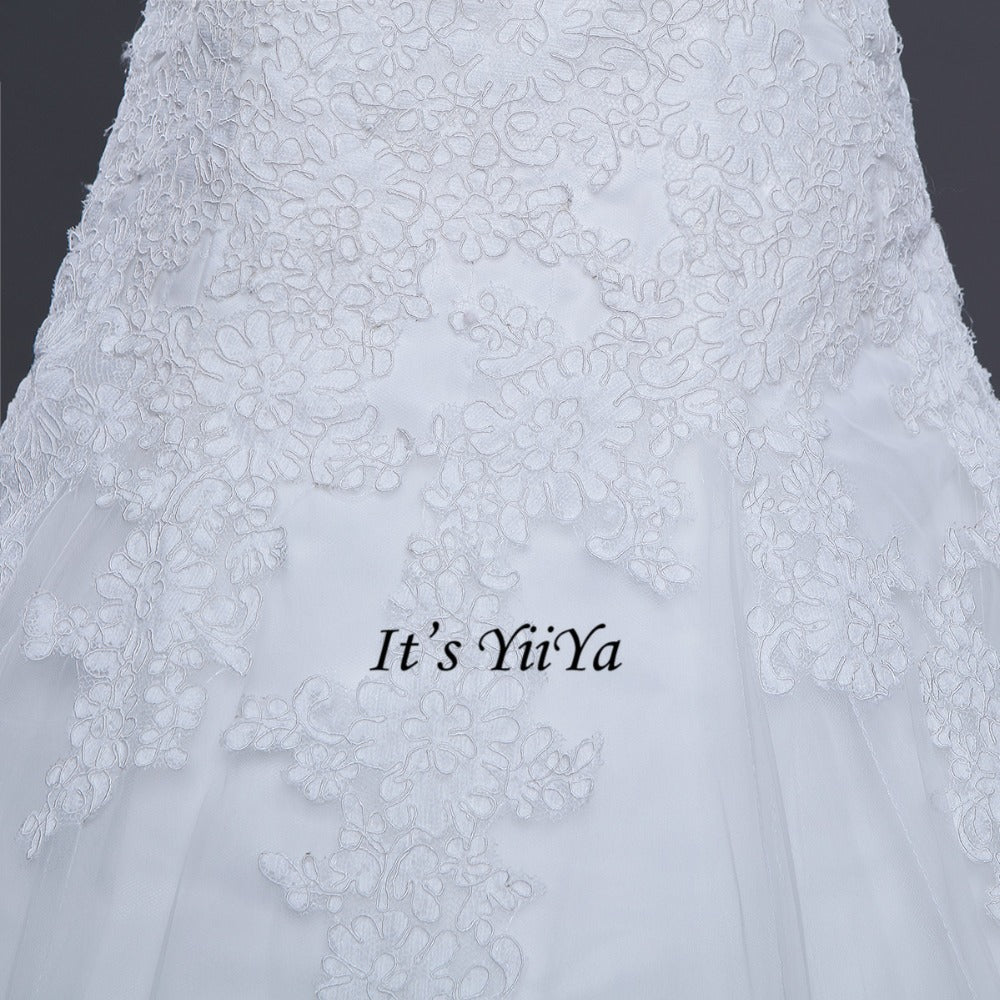 Vestidos De Novia Free Shipping Strapless Appliques Wedding dresses Bridal Ball gowns Sexy Sleeveless Train Frocks IY025