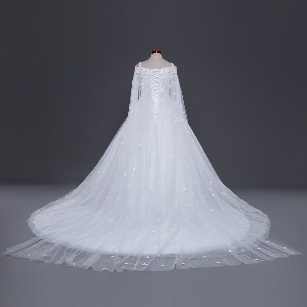 DHL Free Shipping New Train White Vestidos De Novia Design Bride Wedding dresses Boat Neck Quality Wedding Dress IY040