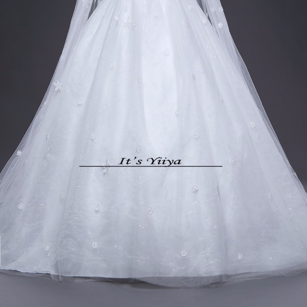 DHL Free Shipping New Train White Vestidos De Novia Design Bride Wedding dresses Boat Neck Quality Wedding Dress IY040