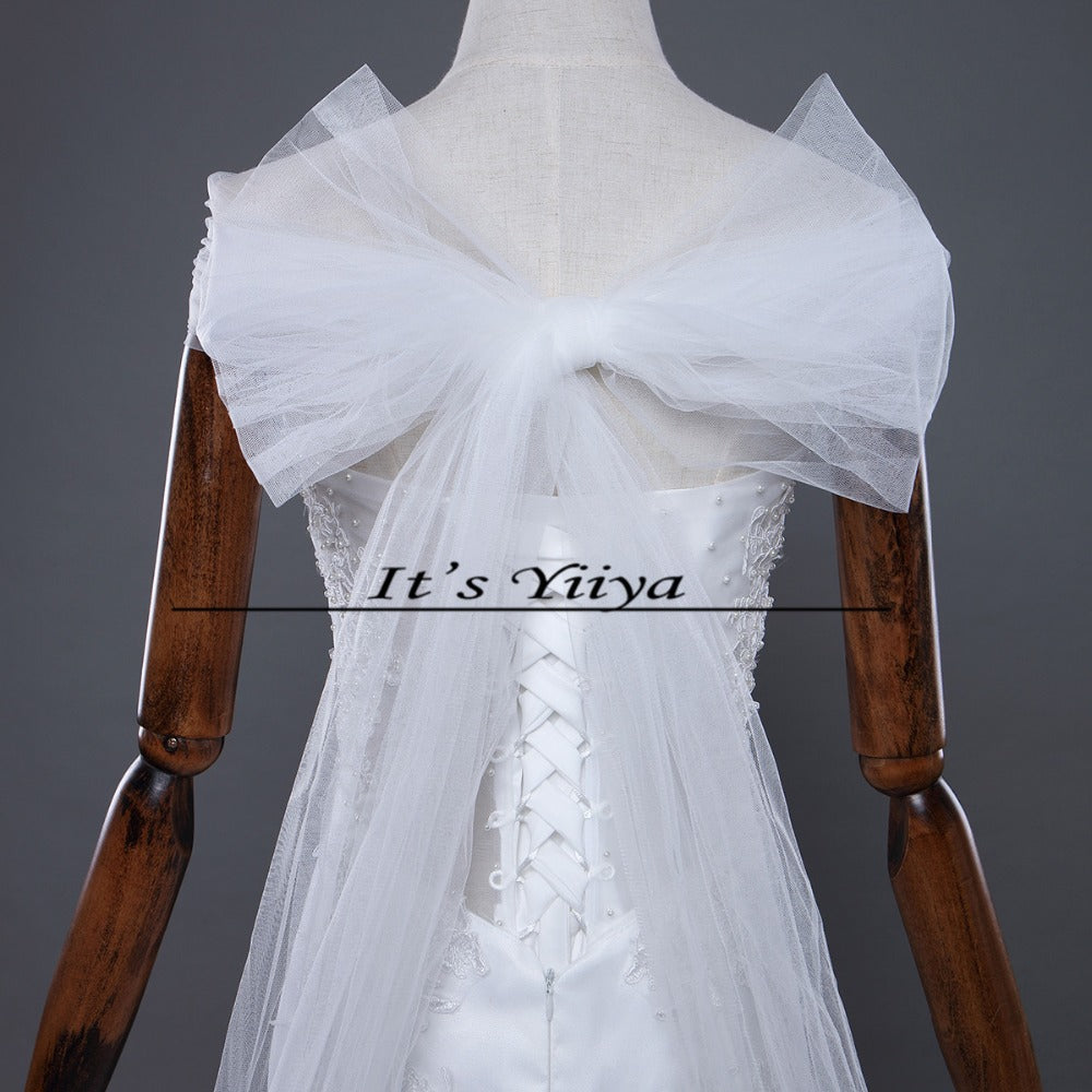 Free shipping 2016 new quality white Boat Neck Mermaid Trailing Vestidos De Novia Train Wedding Gowns Lace up Bride Frocks D95