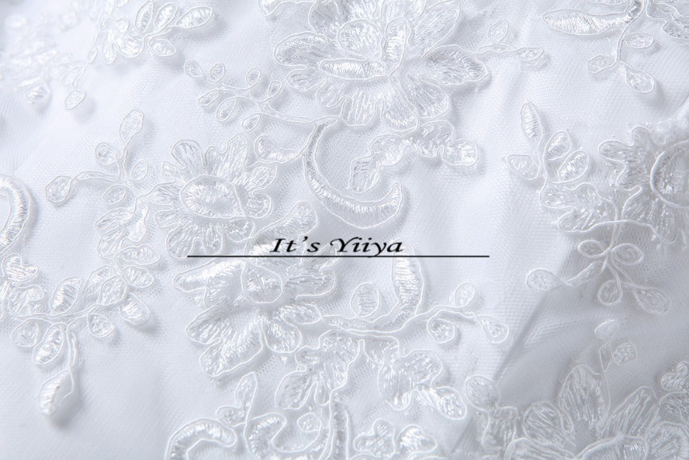 Free shipping 2016 new quality white Boat Neck Mermaid Trailing Vestidos De Novia Train Wedding Gowns Lace up Bride Frocks D95