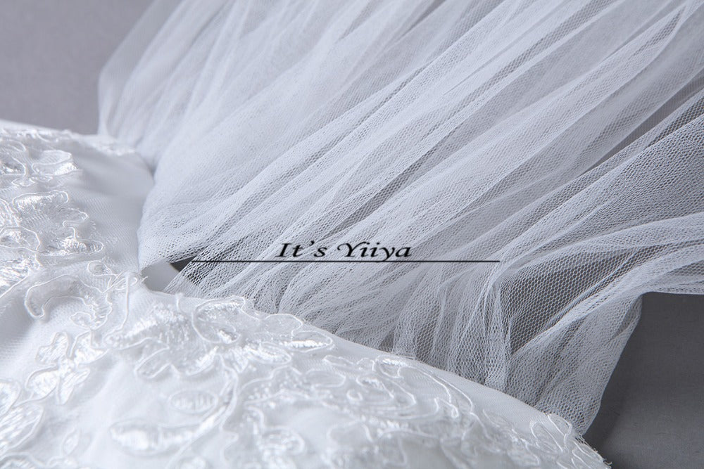 Free shipping 2016 new quality white Boat Neck Mermaid Trailing Vestidos De Novia Train Wedding Gowns Lace up Bride Frocks D95