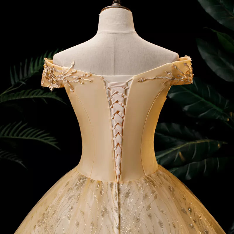 Off The Shoulder Candy Color Quinceanera Dresses