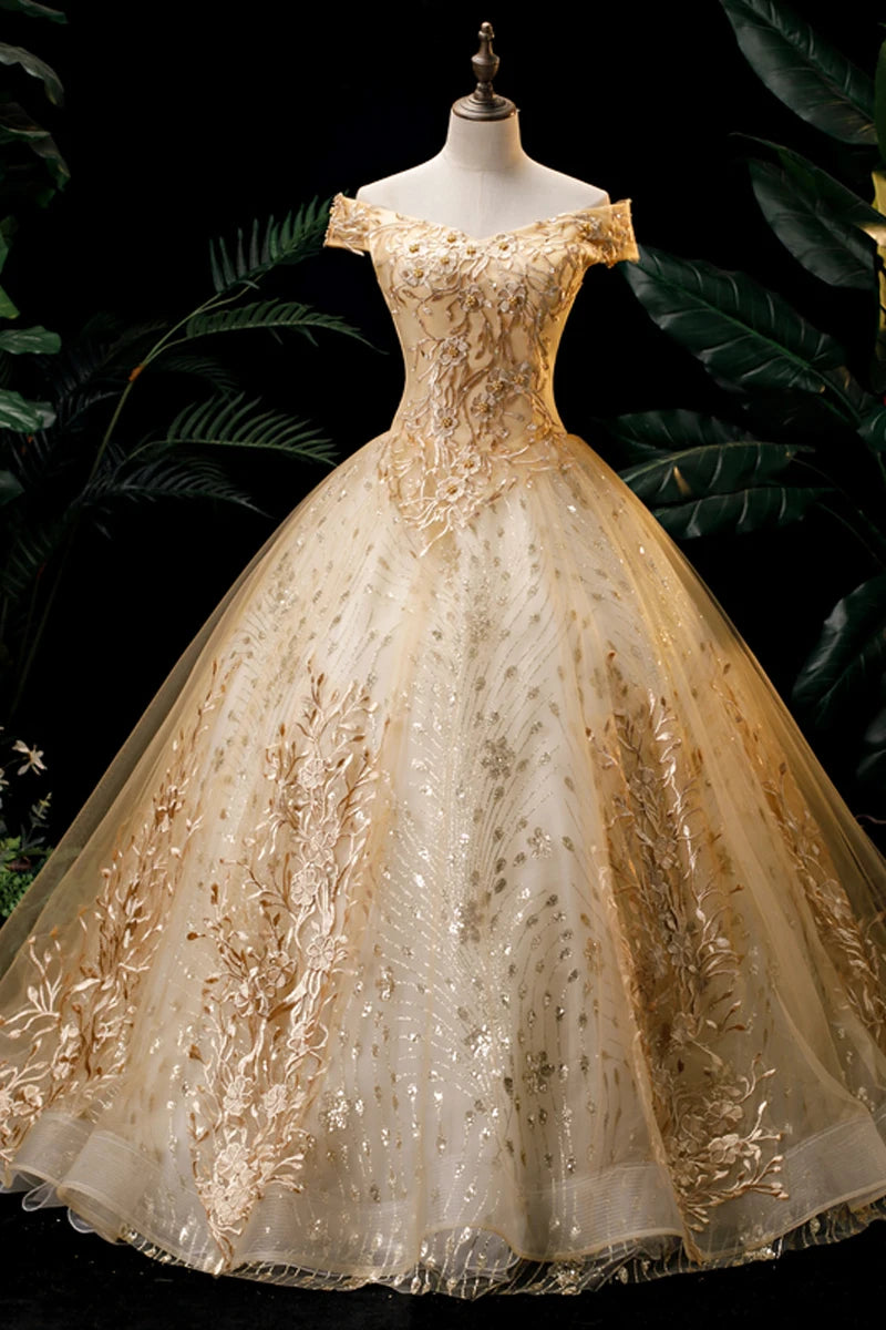 Off The Shoulder Candy Color Quinceanera Dresses