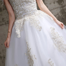 Load image into Gallery viewer, Off The Shoulder New Bride Dresses Simple Wedding Gowns Plus Size Vestido De Noiva
