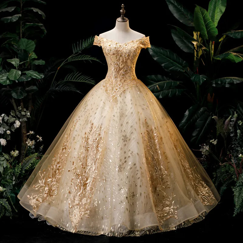 Off The Shoulder Candy Color Quinceanera Dresses