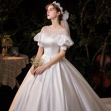 Load image into Gallery viewer, Luxury Bridal Dress With Train Princess Vintage Ball Gown Customize

