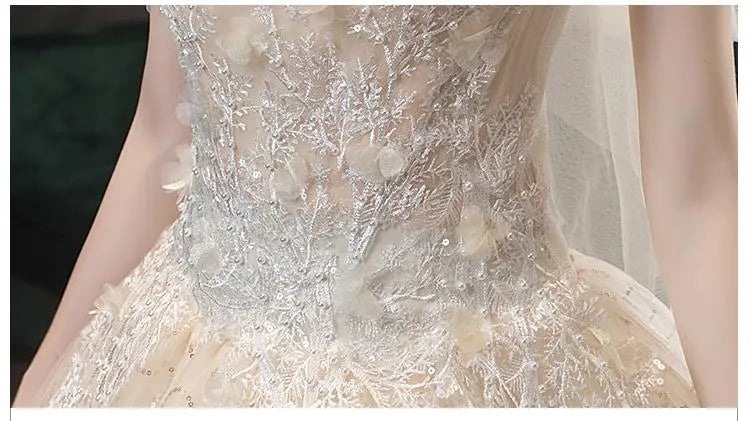 Wedding Dress Gryffon Classic Strapless Wedding Gown With Train Lace Up Ball Gown