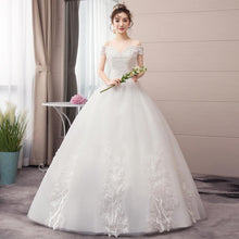 Load image into Gallery viewer, Wedding Dresses 2023 New The Sexy V-neck Lace Up Ball Gown Off The Shoulder Princess Elegant
