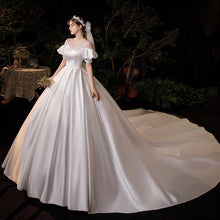 Load image into Gallery viewer, Luxury Bridal Dress With Train Princess Vintage Ball Gown Customize
