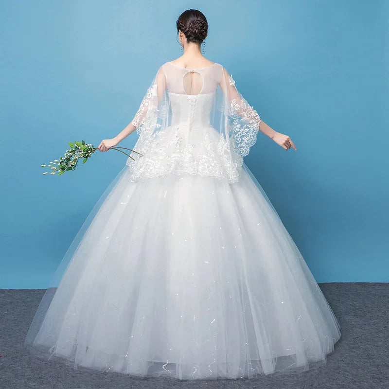 Cheap Sweetheart Korean Pluse Size Wedding Dress New Fashion Elegant Girl Customization Large
