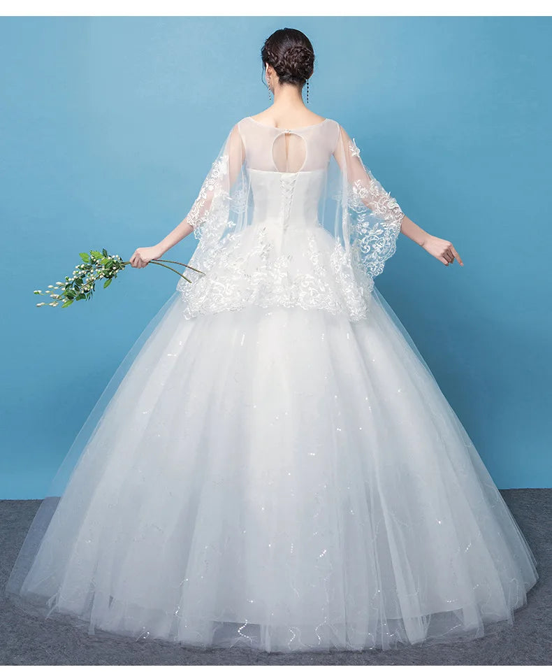 Cheap Sweetheart Korean Pluse Size Wedding Dress New Fashion Elegant Girl Customization Large