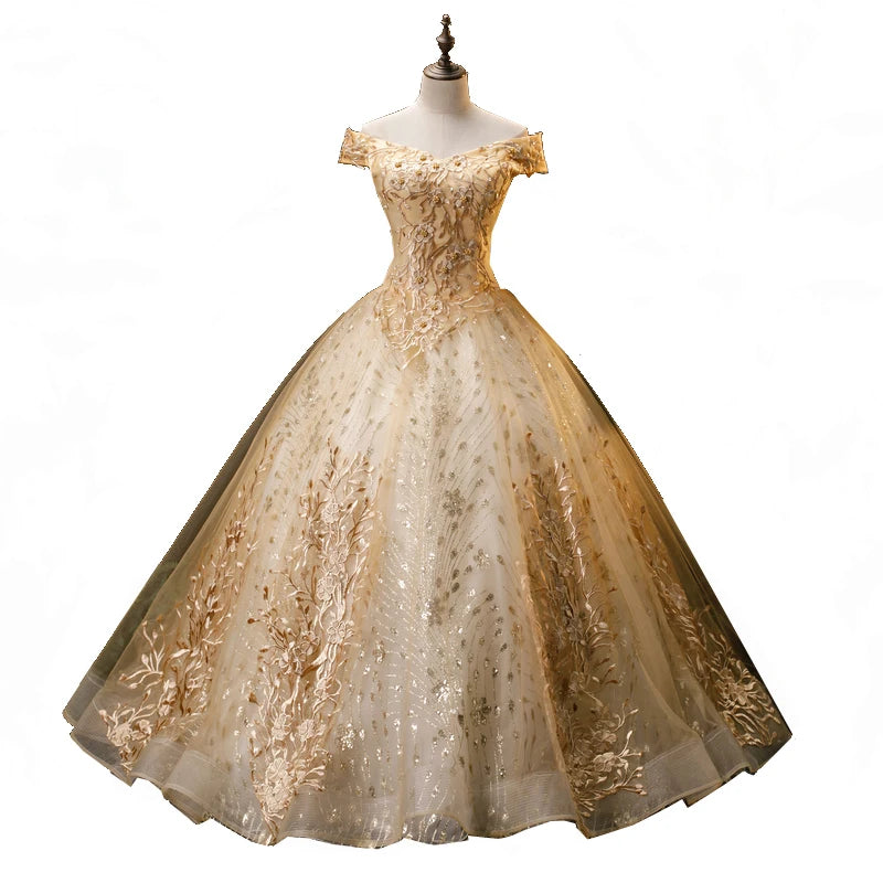 Off The Shoulder Candy Color Quinceanera Dresses