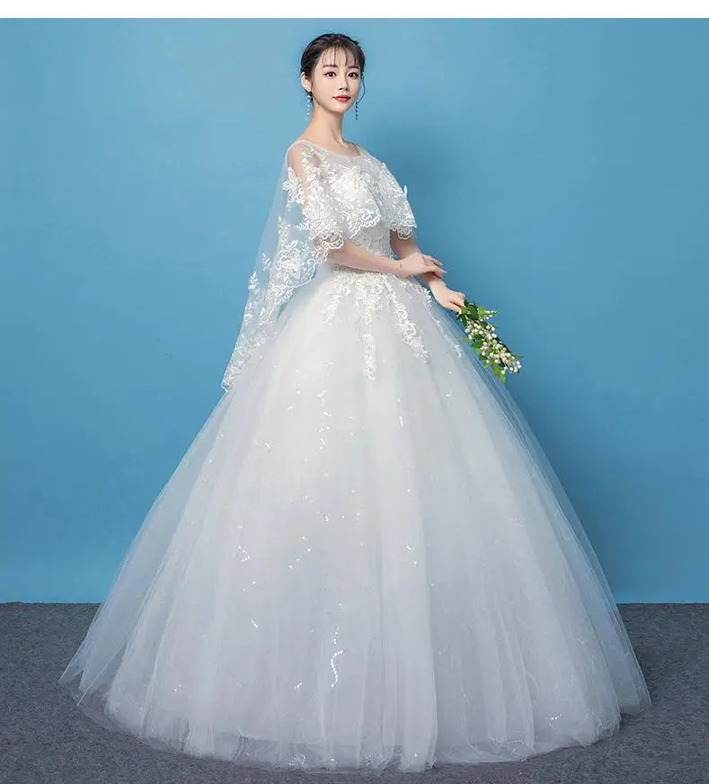 Cheap Sweetheart Korean Pluse Size Wedding Dress New Fashion Elegant Girl Customization Large