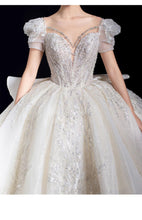 Load image into Gallery viewer, Luxury Off The Shoulder Lace Up Bridal Ball Gown
