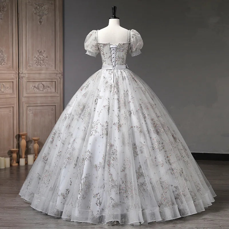 Fashion Ball Gown Evening Dresses Sequins Prom Birthday Party Gowns