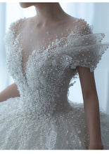 Load image into Gallery viewer, Wedding Dress Off The Shoulder V-neck Sexy Lace
