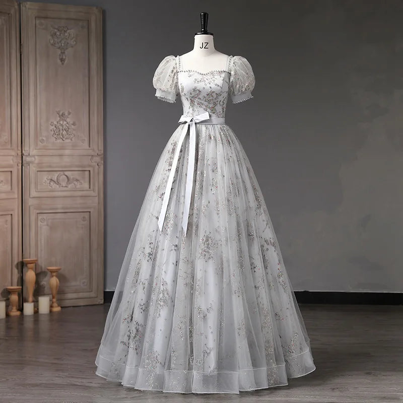 Fashion Ball Gown Evening Dresses Sequins Prom Birthday Party Gowns