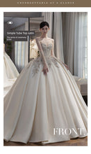 Load image into Gallery viewer, Light Wedding Dress New Bride Classy Main Yarn French Wedding Veil Vintage Satin
