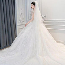 Load image into Gallery viewer, Wedding Dress Plus Size Bridal Gowns Custom Made  Short Sleeves
