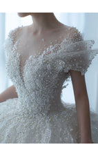 Load image into Gallery viewer, Wedding Dress Off The Shoulder V-neck Sexy Lace
