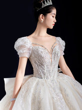 Load image into Gallery viewer, Luxury Off The Shoulder Lace Up Bridal Ball Gown
