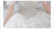Load image into Gallery viewer, Luxury Wedding Dress Off The Shoulder Bridal Dress Lace Applique Pregnant Women Vestido De Noiva Plus Size Custom Made
