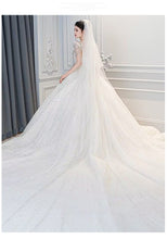 Load image into Gallery viewer, Wedding Dress Plus Size Bridal Gowns Custom Made  Short Sleeves
