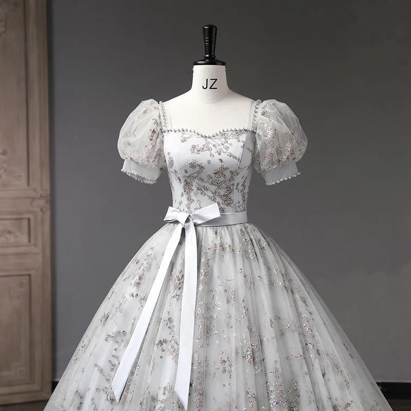 Fashion Ball Gown Evening Dresses Sequins Prom Birthday Party Gowns
