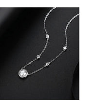 Load image into Gallery viewer, D Color 1ct Moissanite 925 Sterling Silver Starlight Necklaces
