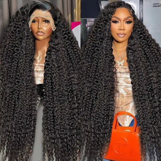 Deep Wave  Lace Front Human Hair Wig