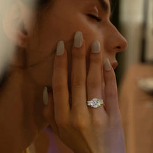 Load image into Gallery viewer, Real 2 Carat 8mm Moissanite Wedding Ring 925 Sterling Silver Band D Color
