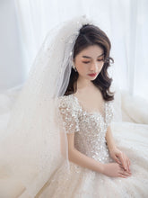 Load image into Gallery viewer, Handmade Luxury Shining Sequins Princess Ball Gown With Sweep Train Vintage
